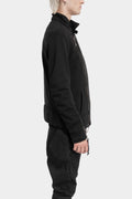 Cotton sweat biker jacket