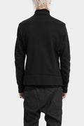 Cotton sweat biker jacket