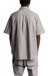 Gall | SS26 - Cargo Drifter Short Sleeve Shirt, Light Grey 07