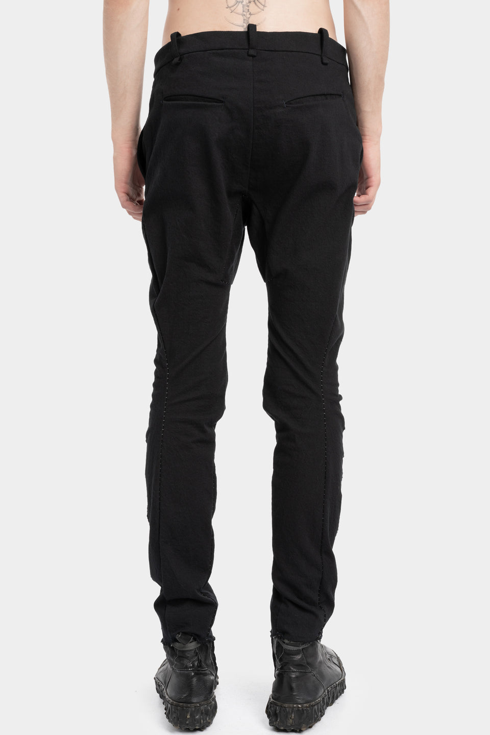 Raw cut pants