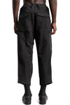 D.Hygen | SS26 - Patchwork Jacquard Tucked Wide Cropped Pants, ST107-1626S