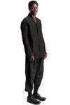 D.Hygen | SS26 - Silk Cotton Washer Shawl Collar Shirt, ST102-0426S