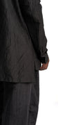 D.Hygen | SS26 - Silk Cotton Washer Shawl Collar Shirt, ST102-0426S