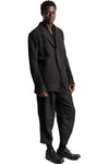D.Hygen | SS26 - Patchwork Jacquard Tucked Wide Cropped Pants, ST107-1626S