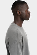 Relaxed raglan t-shirt, Used grey