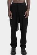 Wool drawstring pants