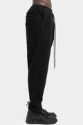 Wool drawstring pants