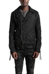 D.Hygen | SS26 - Stretch Denim Coated Double Riders Jacket ST104-0526S