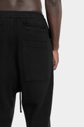 Wool drawstring pants