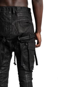 D.Hygen | SS26 - Coated Bag-Attached Cargo Jogger Pants ST107-0826S