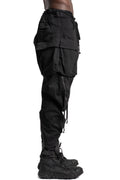 D.Hygen | SS26 - Stretch Denim Zip Adjustable Cargo Cropped Pants, ST107-0526S