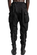 D.Hygen | SS26 - Stretch Denim Zip Adjustable Cargo Cropped Pants, ST107-0526S