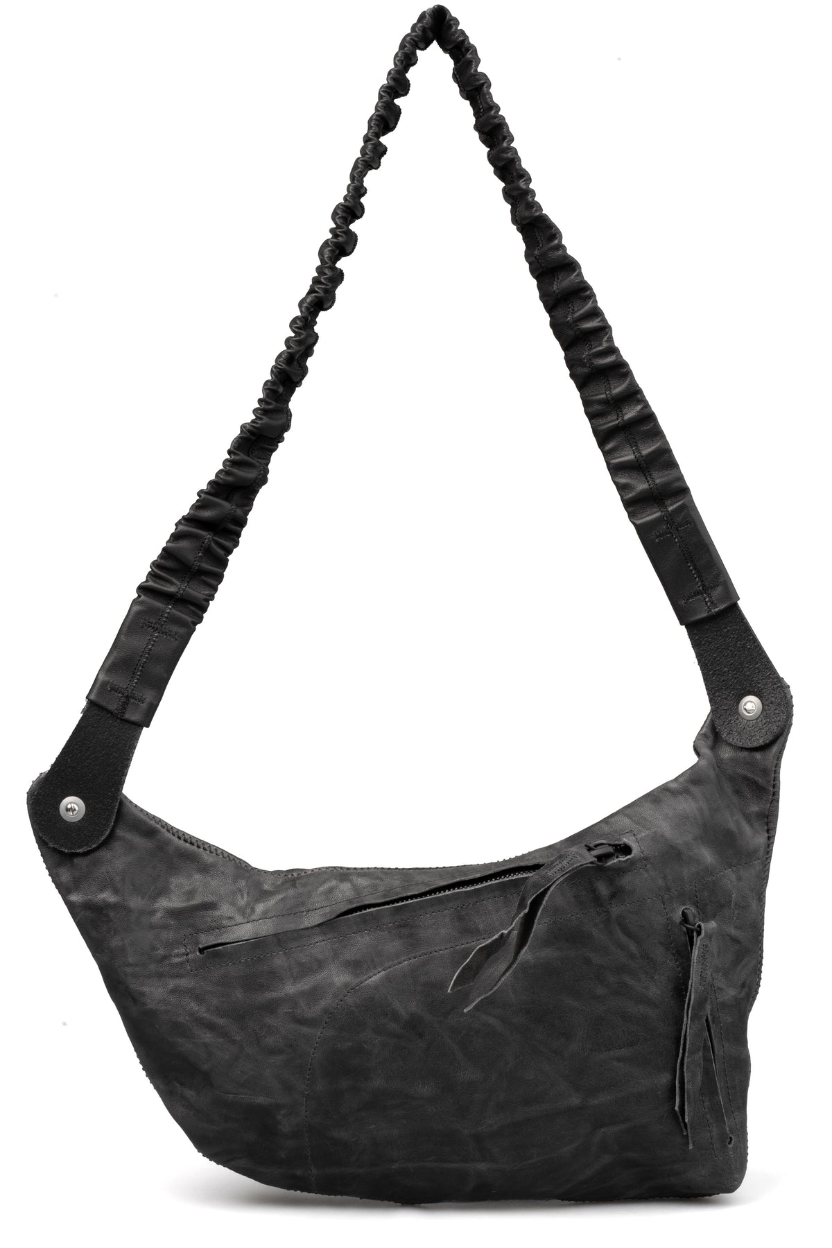 Isaac Sellam | SS26 - Crossbody leather bag | PASSAGER PLOMB