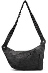 Crossbody leather bag, Plomb