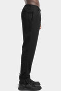 Pleated wool blend pants