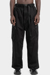 Y-3 | AW25 - Cotton & hemp twill oversized cargo pants JW4621