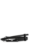 Line leather belt