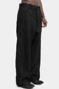Masnada | AW25 - Relaxed bonded wool blend pants M3522