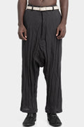 0-Hide | Silver buckle leather belt, Dirt white F25blt5
