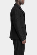Crinkled wool blazer