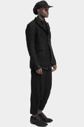 Crinkled wool blazer