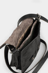 0-Hide | Accordion cracked leather bag F25B11cr
