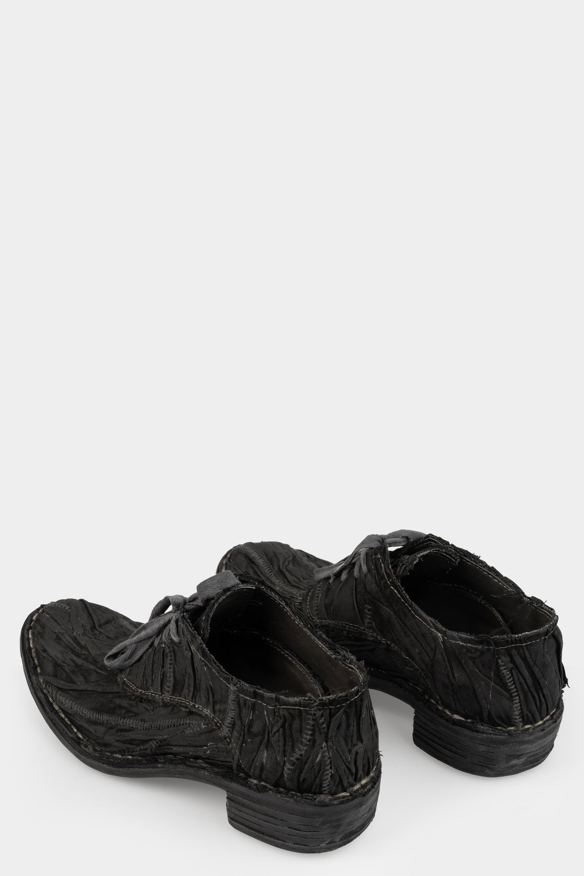 Botta-S | Layered waxed leather derbies