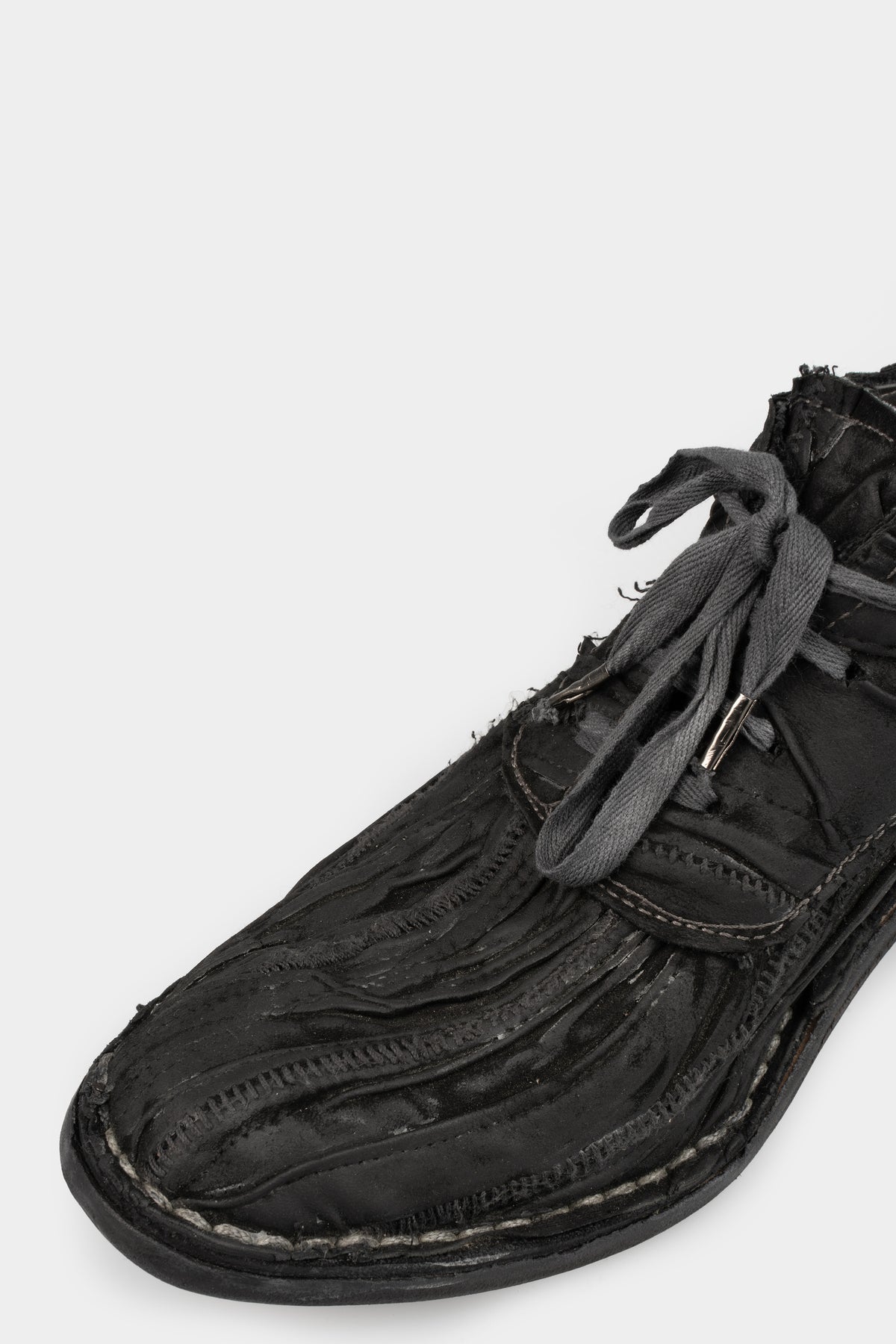Botta-S | Layered waxed leather derbies