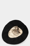 Masnada | AW25 - Black wool blend hat M3524