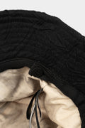 Masnada | AW25 - Black wool blend hat M3524