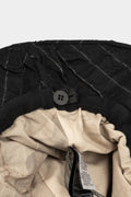 Masnada | AW25 - Pinstripe wool blend hat M3524
