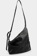 Werkschwarz | Large geometric leather shoulder bag | WERK 21P