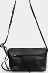 Werkschwarz | Leather shoulder bag 43P