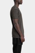 Cotton t-shirt, Brown resin