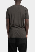 Cotton t-shirt, Brown resin