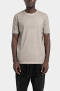 Scar-stitch cotton t-shirt, Perl resin
