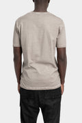 Scar-stitch cotton t-shirt, Perl resin