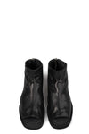 Open toe leather sandals