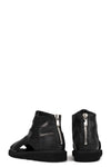 Open toe leather sandals