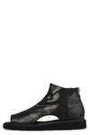 Open toe leather sandals