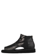 Open toe leather sandals