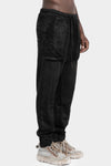 MD75 | AW25 - Coated drop crotch sweatpants MD12166
