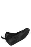 Low front zip leather sneakers