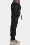 MD75 | AW25 - Coated drop crotch sweatpants MD12166
