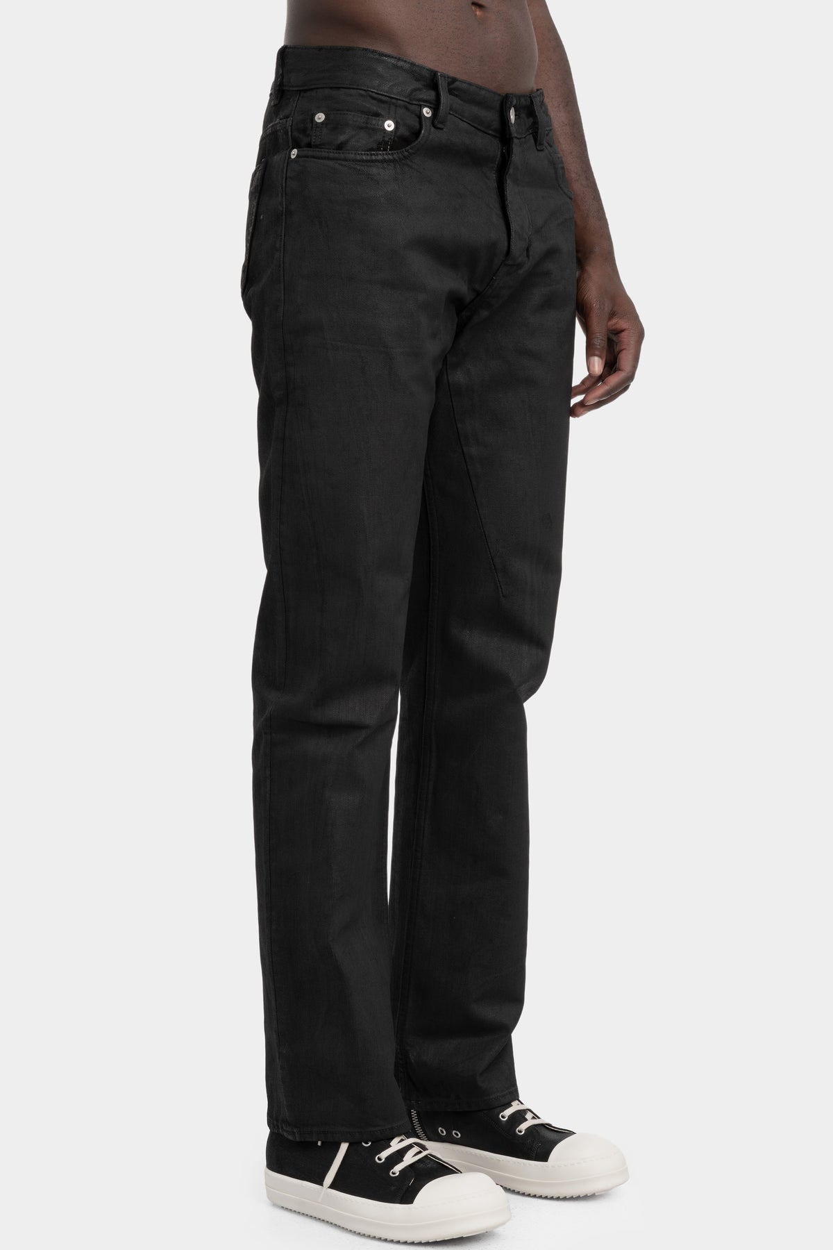 Rick Owens DRKSHDW | AW25 - Fog cut jeans | DU02E7397 BW