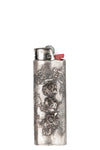 Silver lighter case 3 black diamonds