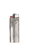 Textured silver lighter case