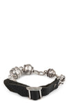 Chunky silver bead bracelet