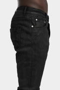 Detroit cut jeans, Black waxed