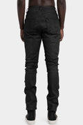 Detroit cut jeans, Black waxed